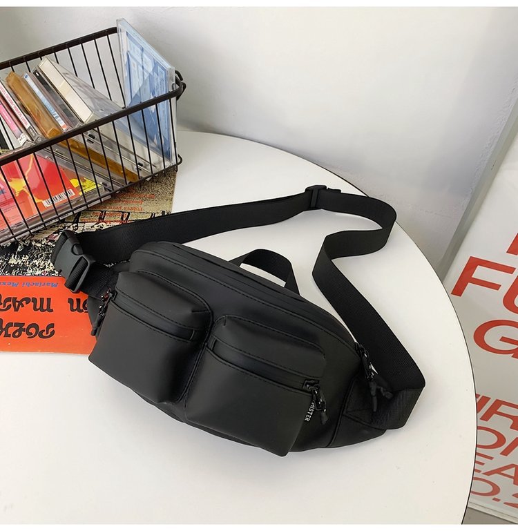 Korean Utility Crossbody Chest Bag | Large Capacity Everyday Sling Bag