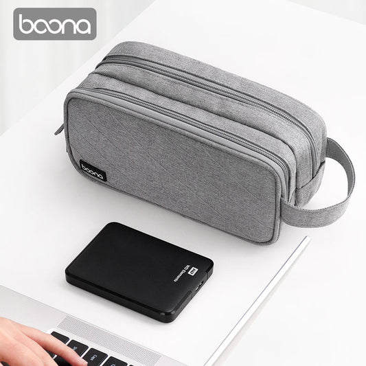 Baona Double Chambered Multi Function digital Portable Storage Bag