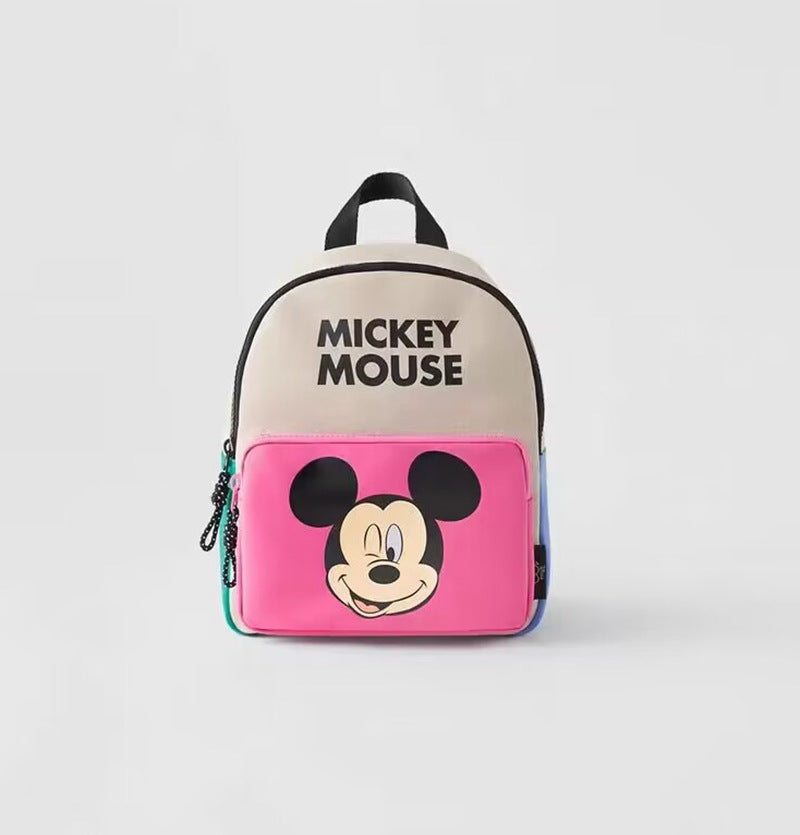 Micky Mouse Laminated Print Mini Children's School Backpack