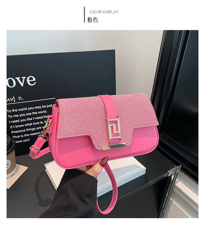 Womens Premium Saddle Crossbody Bag | Korean Style Small Shoulder Handbag