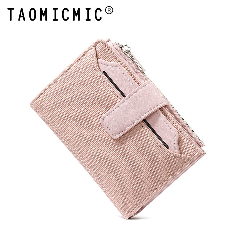 Canvas Pattern High End PU leather Women's Wallet