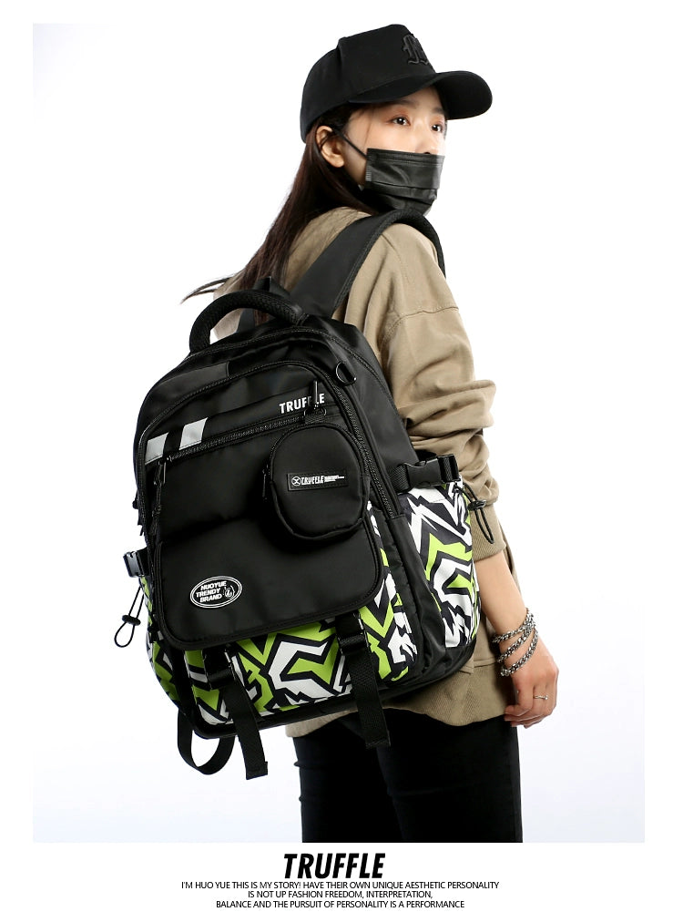 TRUFFLE trendy high school school travel backpack