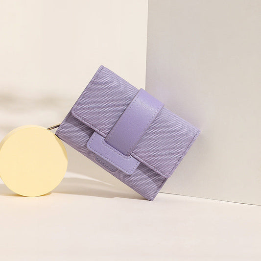 Tri Fold Handy Women's Wallet with Coin Chamber