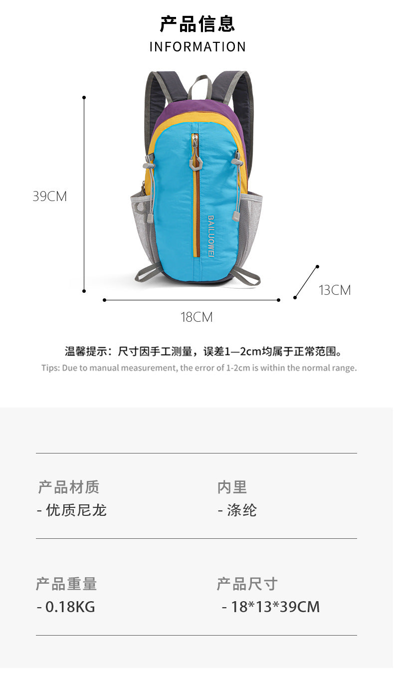 Lightweight Outdoor Mini Backpack | Water-Resistant Travel Daypack