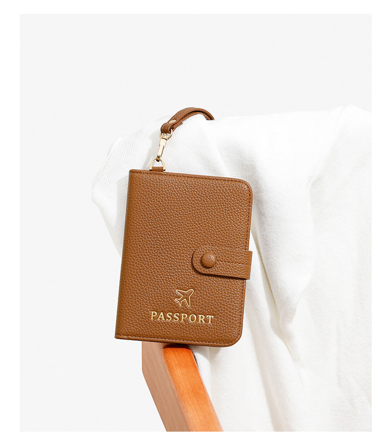 RFID Anti-Theft Passport Holder Bag | Expandable Travel Wallet with Wrist Strap