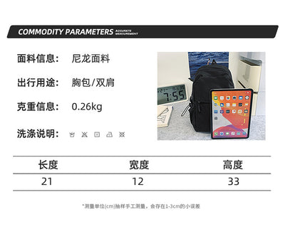 Multifunctional Convertible Backpack | Waterproof Crossbody Chest Bag