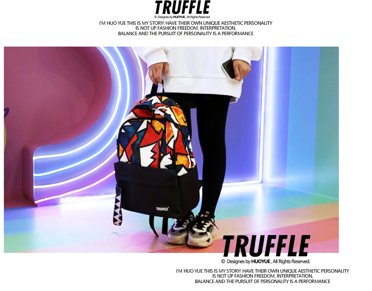 TRUFFLE new trendy school students backpack