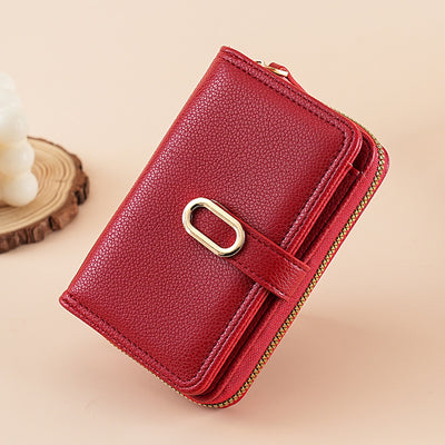 Multi Functional High End Buckle Wallet for Women