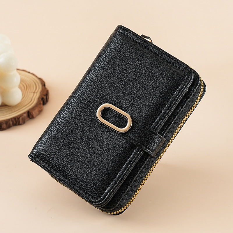 Multi Functional High End Buckle Wallet for Women