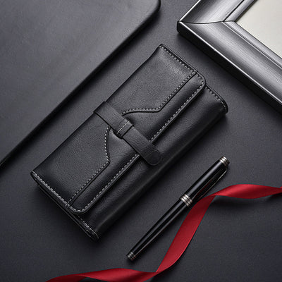 High-Quality Large Tri-Fold Wallet For Women