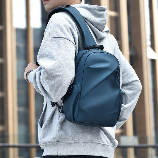Large Capacity Biker Shoulder Crossbody Bag