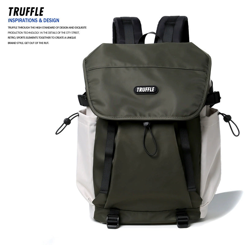 TRUFFLE Trendy Brand Outdoor Travel Backpack for College Student