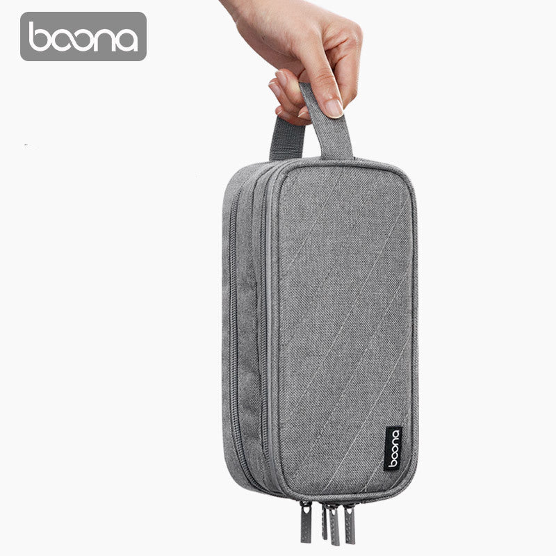 Baona Double Chambered Multi Function digital Portable Storage Bag