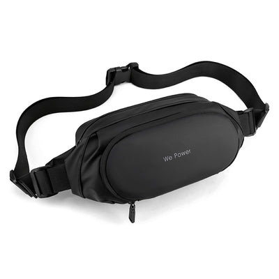 Mens Waterproof Waist Bag | Korean Style Crossbody Chest Bag for Travel & Outdoor