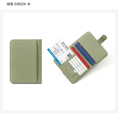 RFID Anti-Theft Passport Holder Bag | Expandable Travel Wallet with Wrist Strap