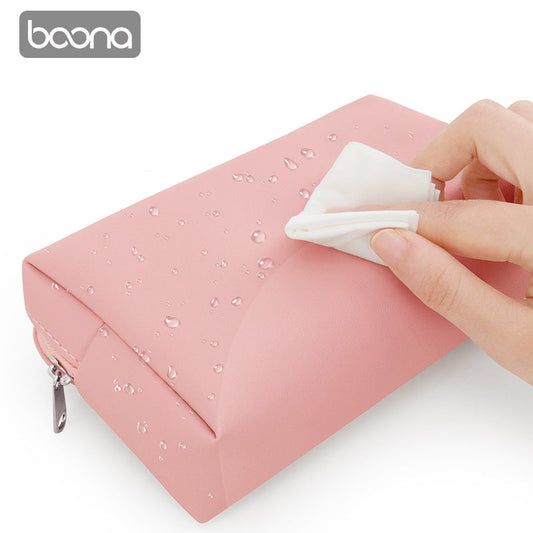 Baona Brand PU Leather Multi Functional Storage Organizer Bag