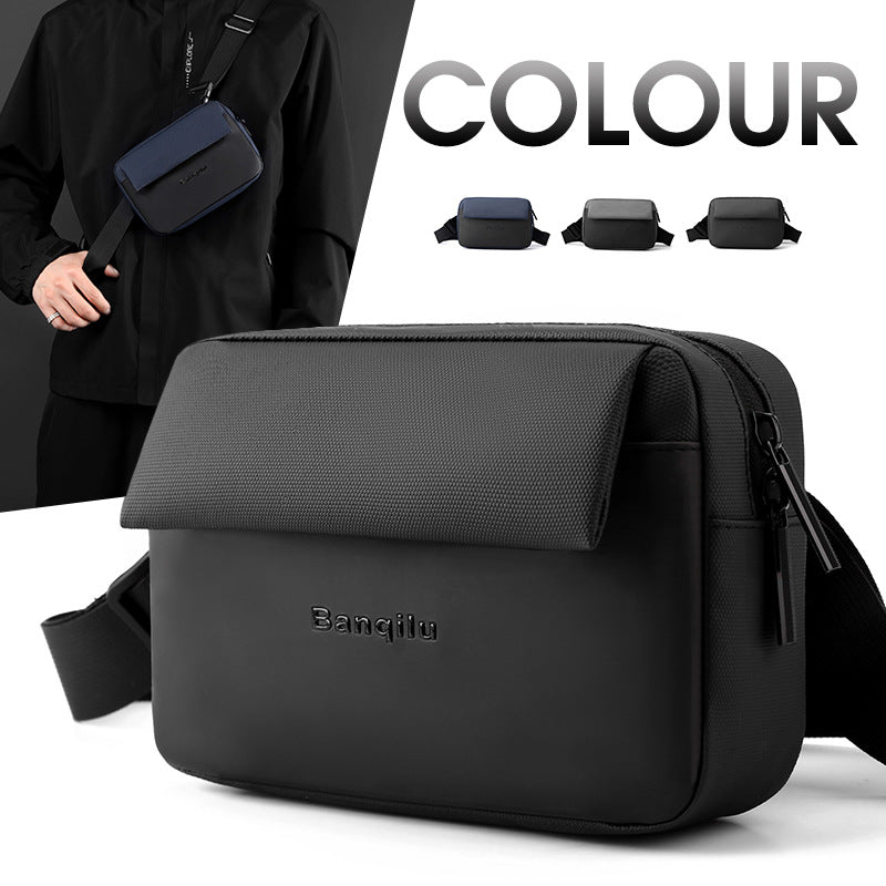 Modern Mens Crossbody Shoulder Bag | Breathable Oxford Cloth Messenger Bag