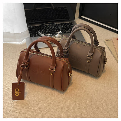 Luxury Retro Boston Handbag for Women | Premium Crossbody & Shoulder Bag