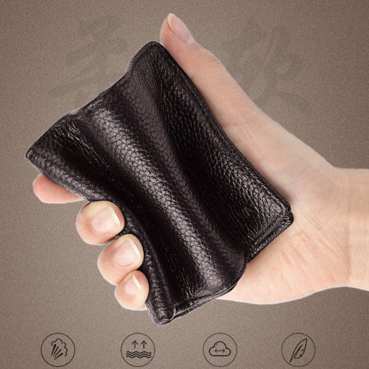 Thin and Soft Vertical High End Men's Wallet