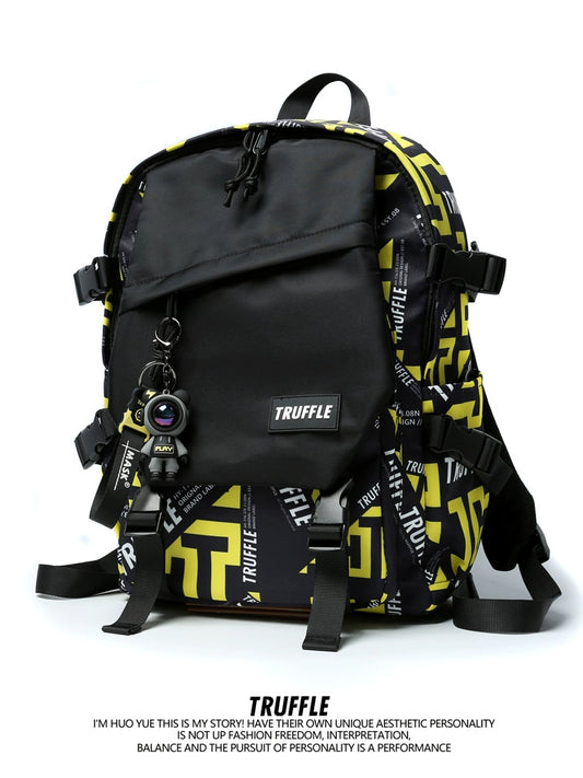 TRUFFLE Cyberpunk School Student Day Travel Backpack