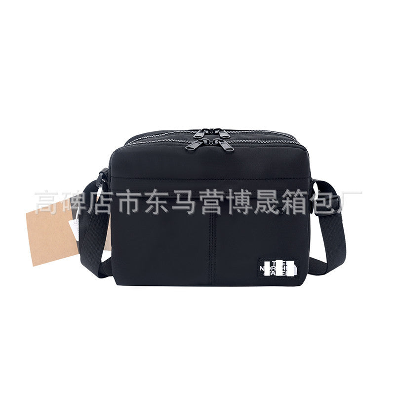 Utility Mini Crossbody Bag for Women  Multi-Pocket Oxford Shoulder Bag