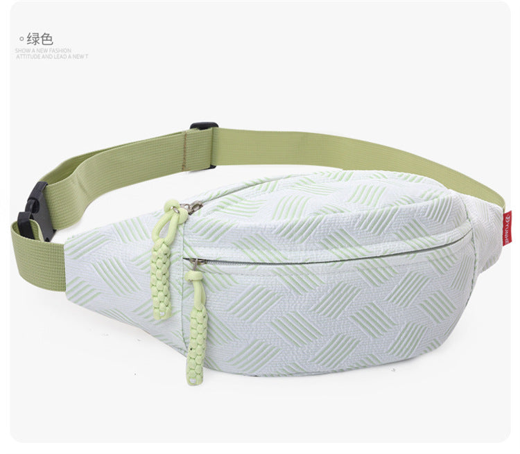 Lightweight Corduroy Waist Bag | Trendy Crossbody Chest Sling Bag