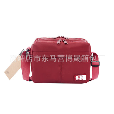 Utility Mini Crossbody Bag for Women  Multi-Pocket Oxford Shoulder Bag