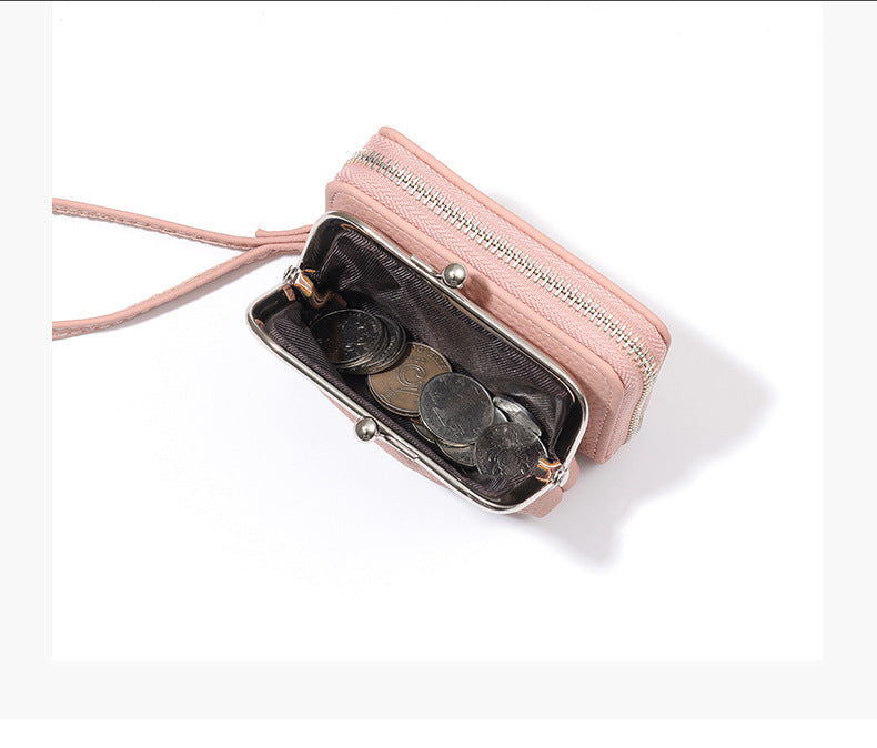Premium Multi-Card RFID Zip Wallet for Women | Compact Coin Purse & Card Holder