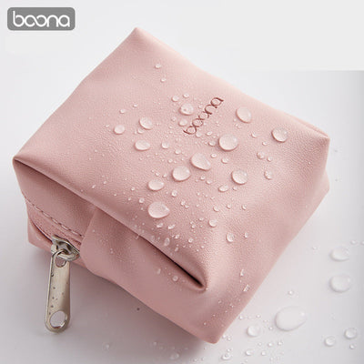 Baona PU Leather Mini Portable Multi Function Storage Bag