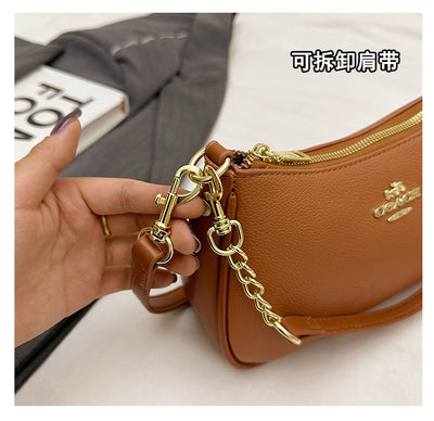 Luxury Womens Chain Shoulder Bag | Premium Underarm Crossbody Handbag