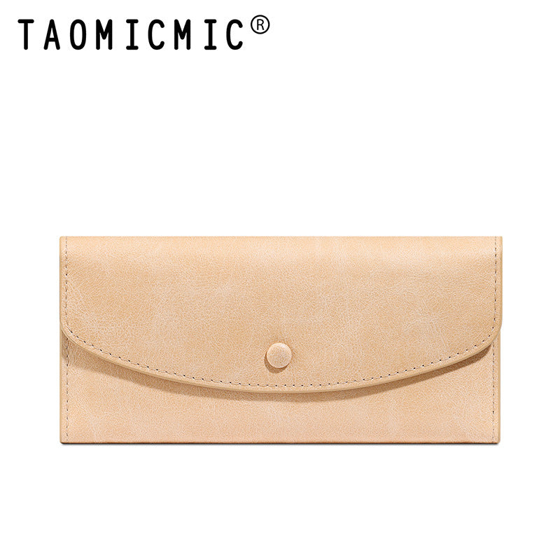 Ultra-Thin Large Capacity Womens Long Wallet | Premium Card Holder Clutch