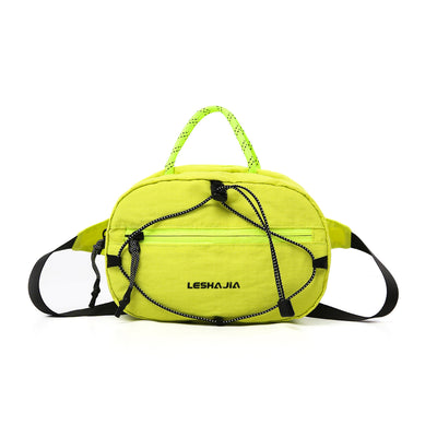 Unisex Casual Crossbody Waist Bag | Lightweight Nylon Chest & Shoulder Bag