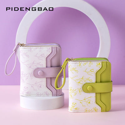 Multi Slot Bi Fold Floral Women's Wallet