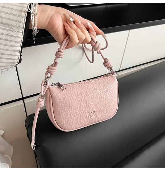 Korean Style Trendy High End Lychee Pattern Shoulder Bag
