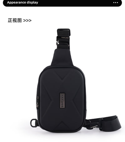 Mens Urban Waterproof Hard Shell Sling Bag | Everyday Travel Crossbody Chest Bag