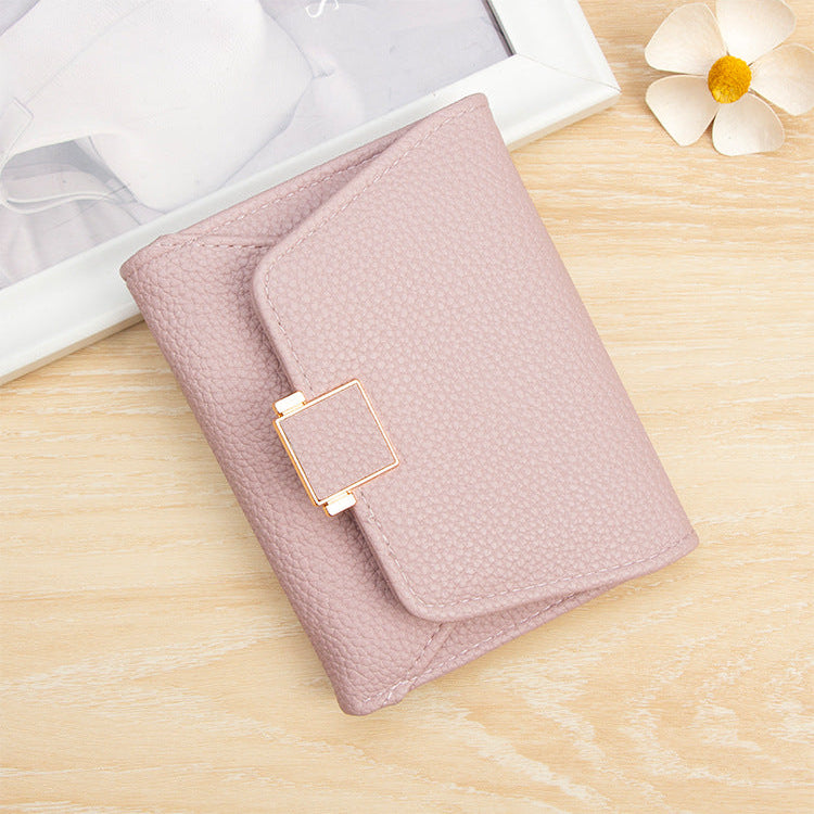 Korean Style Folding Student Fashion Clutch Purse