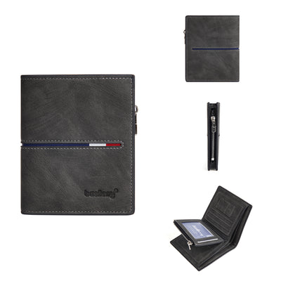 Casual Multi Functional Zipper Wallet for Men