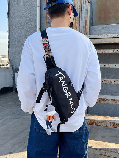 Trendy Large Capacity Crossbody Chest Bag for Men & Women | Waterproof Casual Sling Bag