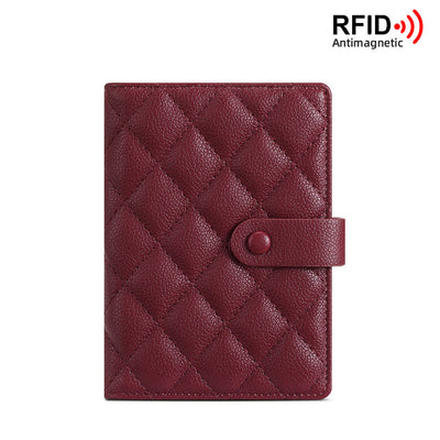 Lightweight RFID Protected Passport and Ticket Holder Wallet