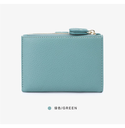 RFID Protected Lychee Pattern Clutch Wallet for Girls