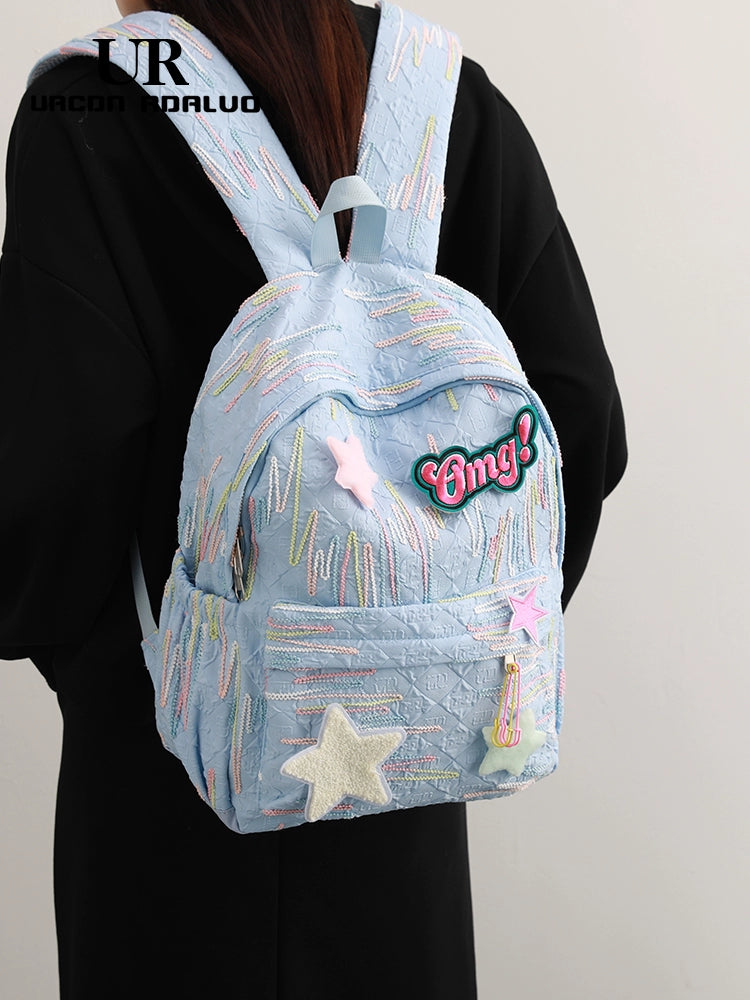 UR high-value cute girls' lightweight day backpack