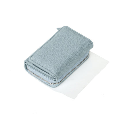 Multi-function High Quality Zipper Short Wallet for Women