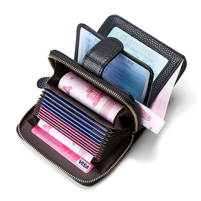 RFID Protected High Quality Women's Purse Wallet