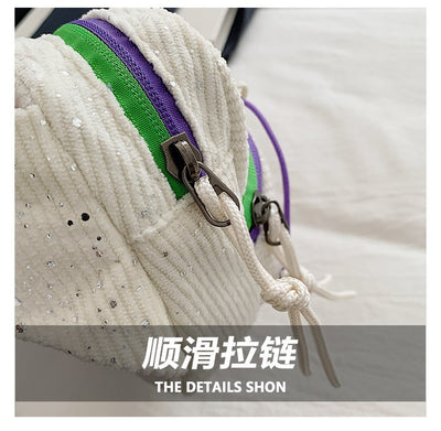 Korean Sport Crossbody Chest Bag | Trendy Lightweight Everyday Sling Bag