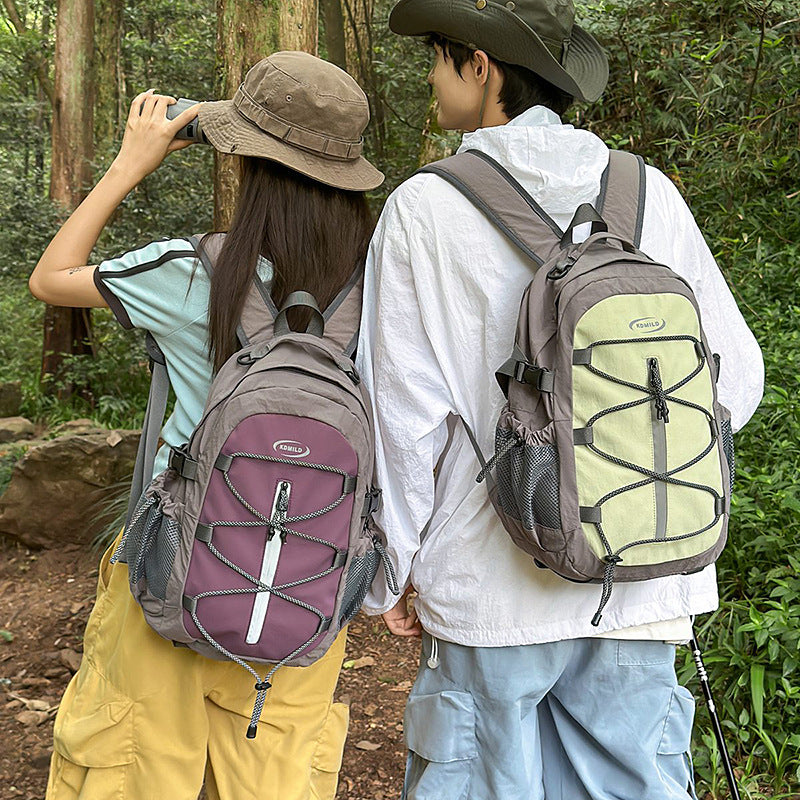 Lightweight Outdoor Hiking Backpack | Wear-Resistant Travel Backpack with Bungee Cord