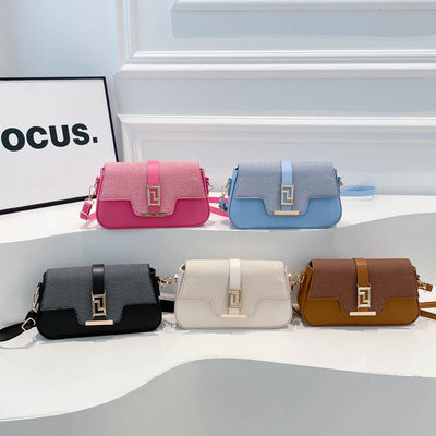 Womens Premium Saddle Crossbody Bag | Korean Style Small Shoulder Handbag
