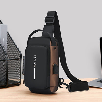 Wear-Resistant Anti-Theft Crossbody Sling Bag | 8-Inch Urban Chest Bag