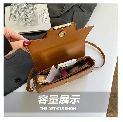 Womens Premium Saddle Crossbody Bag | Korean Style Small Shoulder Handbag
