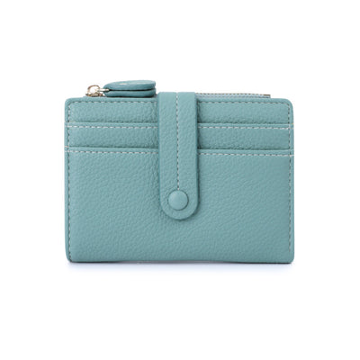 RFID Protected Lychee Pattern Clutch Wallet for Girls
