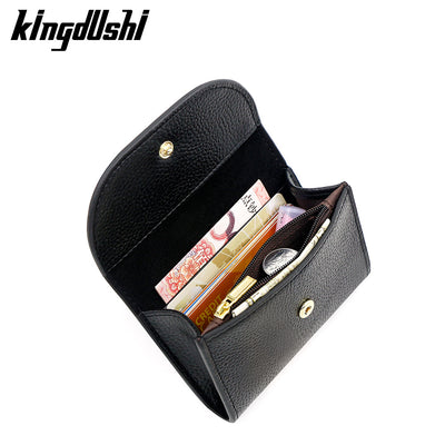 Minimalist PU Leather Card Holder Wallet | Compact Coin Purse with Multi Card Slots